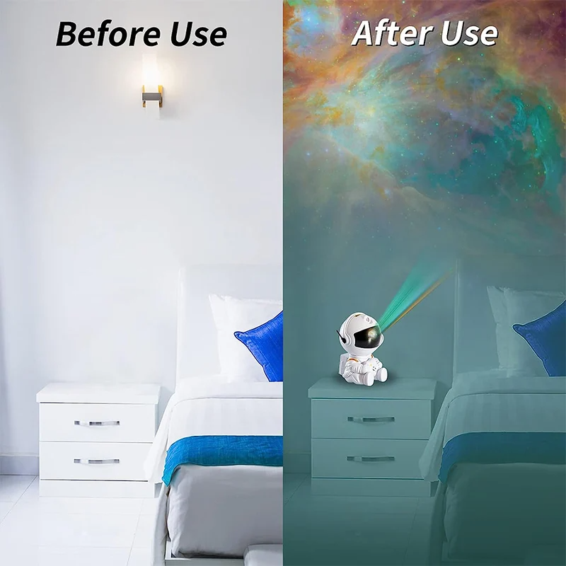 Galaxy Star Projector  LED Night Light with Starry Sky Projection
