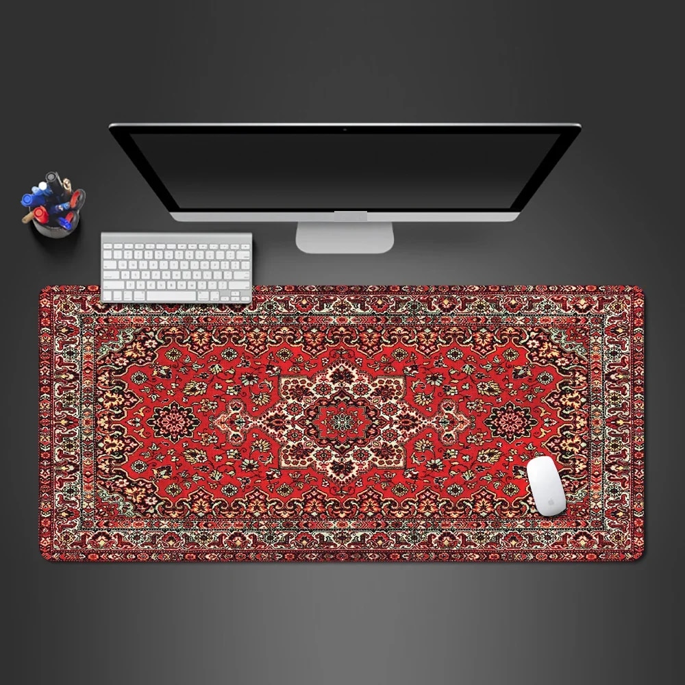 Persian Mouse Pad Large Xxl Big Office Carpet Mouse Mats Gamer Rug Desk Accessories Computer Table Pads Company Speed Extended
