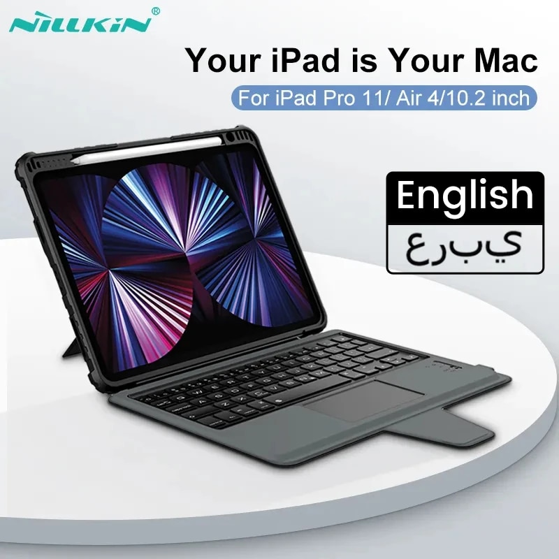 NILLKIN For iPad pro 12 9 Case with Keyboard