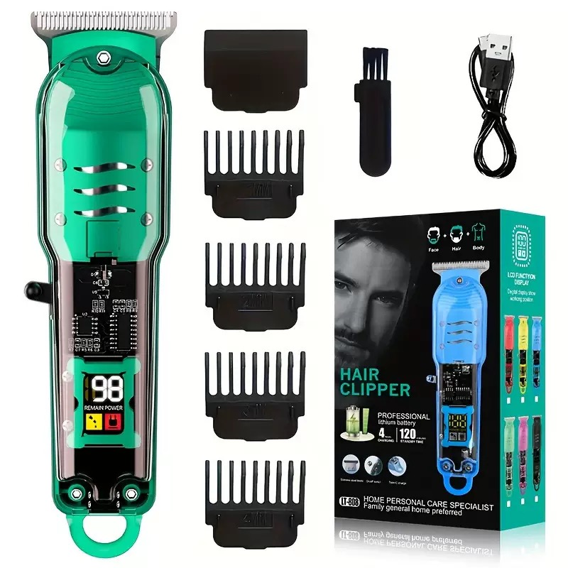 Professional Rechargeable Wireless Hair Clipper
