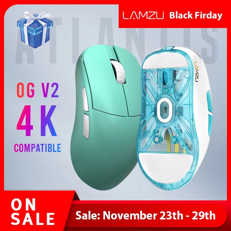 LamZo Atlantis OG V2 Pro Gaming Mouse  Compatible with 4K 