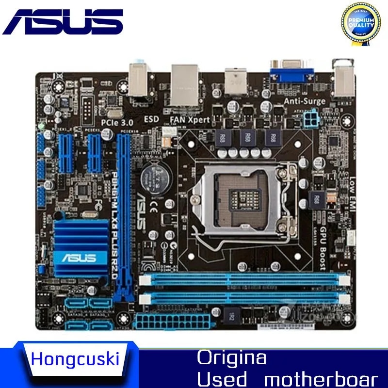 Original Motherboard for Asus P8H61 M LX3 Plus R2.0  H61 Socket LGA 1155 DDR3 uATX UEFI Desktop Board