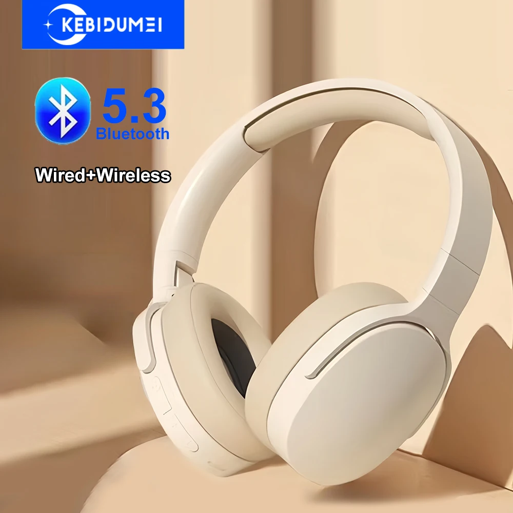 Casque Bluetooth 5.3 Pliable pour Jeux et Musique
