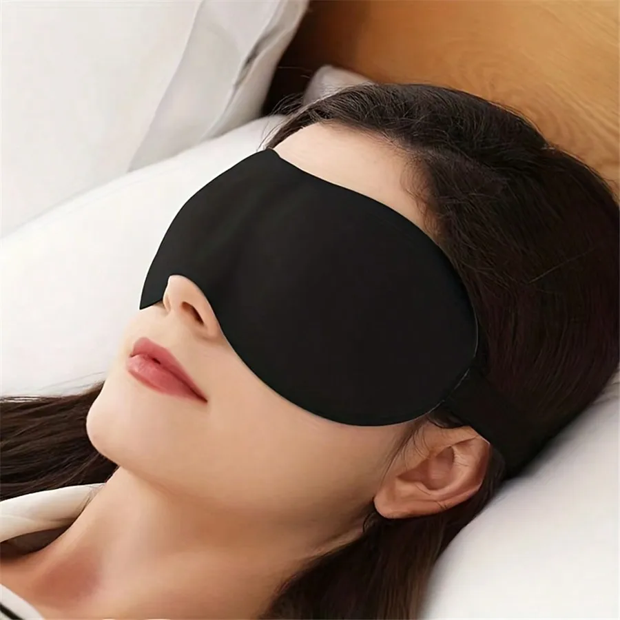 Masque de sommeil doux et ajustable pour voyage et confort