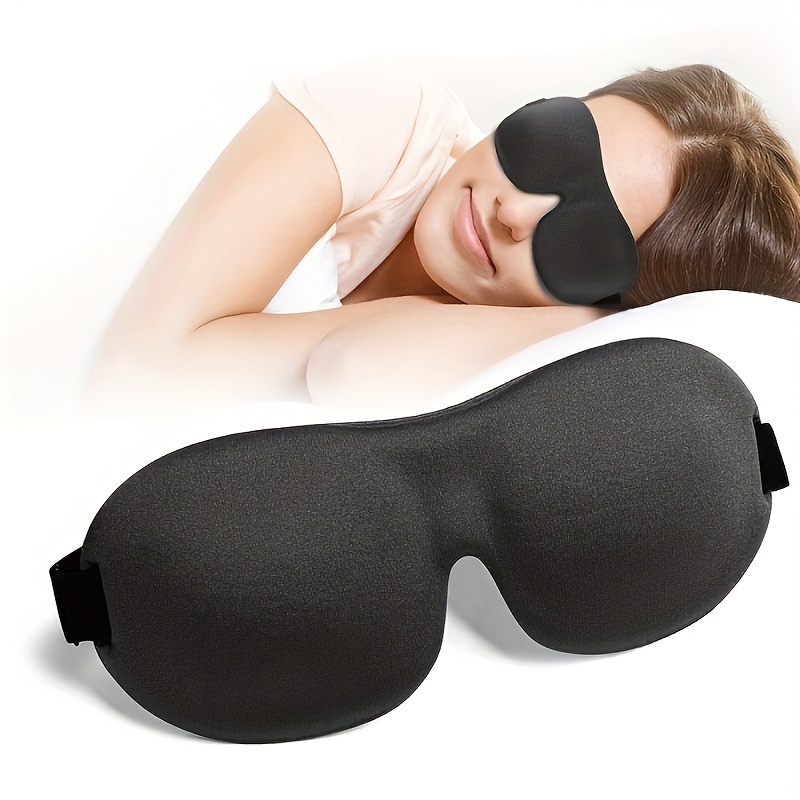 Masque de sommeil 3D bloquant totalement la lumière et ultradoux