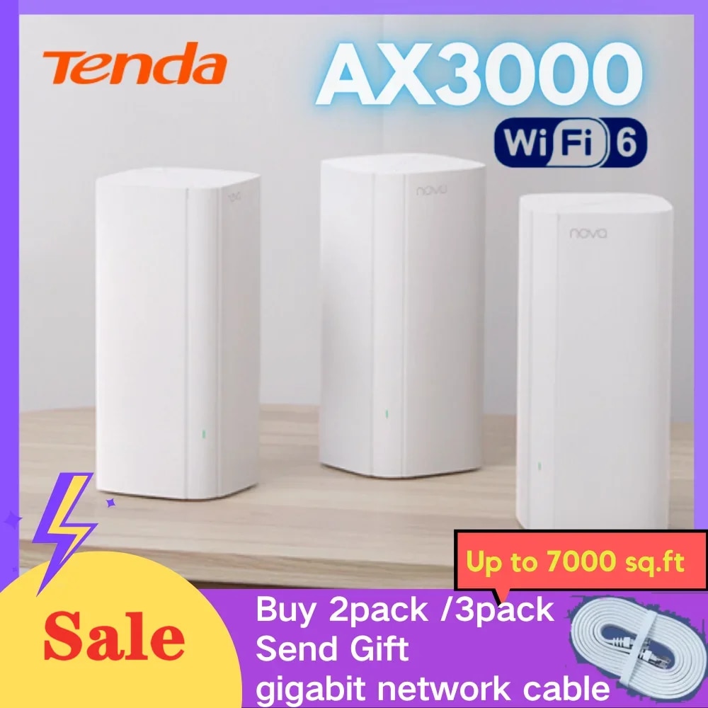 AX3000 WI FI 6 موجه واي فاي شبكة مع Tenda EX MX12 WIFI6 نظام شبكة موجه 2.4G 5Ghz 3000mbps كامل جيجابت موجه واي فاي مكرر إشارة الشبكة